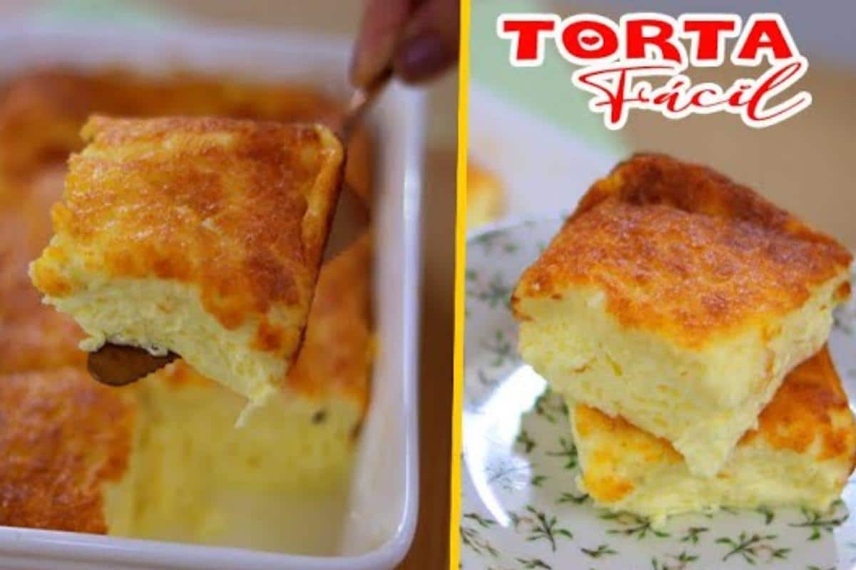 Receita de torta de queijo fácil de fazer para o lanche da tarde e fica uma delícia