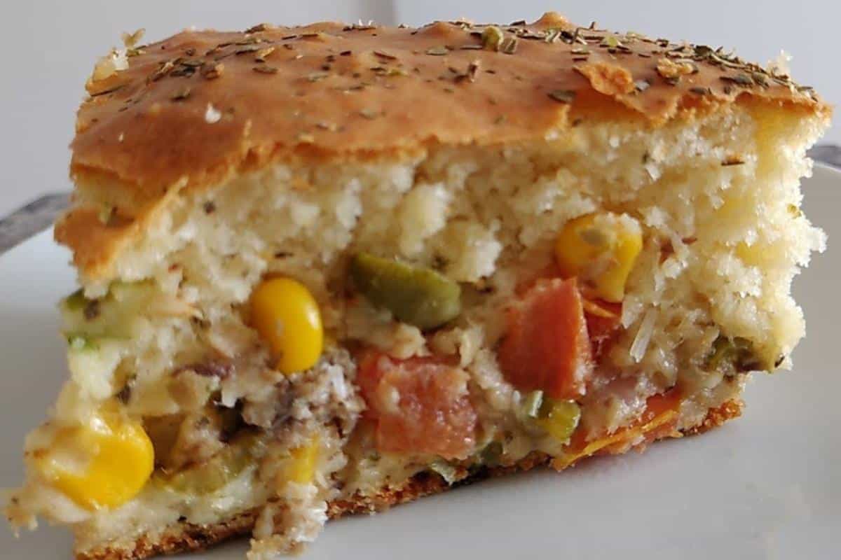 Torta de sardinha com uma massa perfeita e fácil de fazer