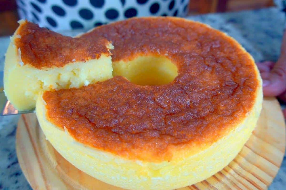 Bolo toucinho do céu tão cremoso que nem precisa mastigar