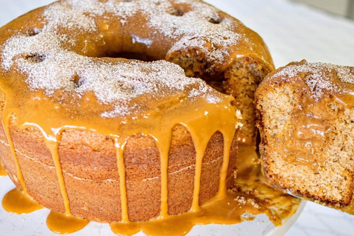 Bolo churros com sabor de festa junina para você servir no lanche da tarde
