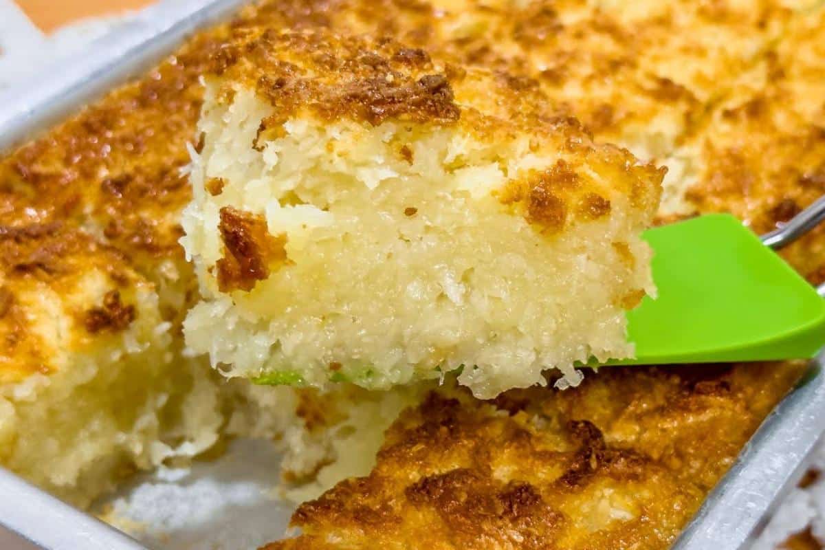 Receita de bolo cremoso sem farinha de trigo e que não precisa colocar leite