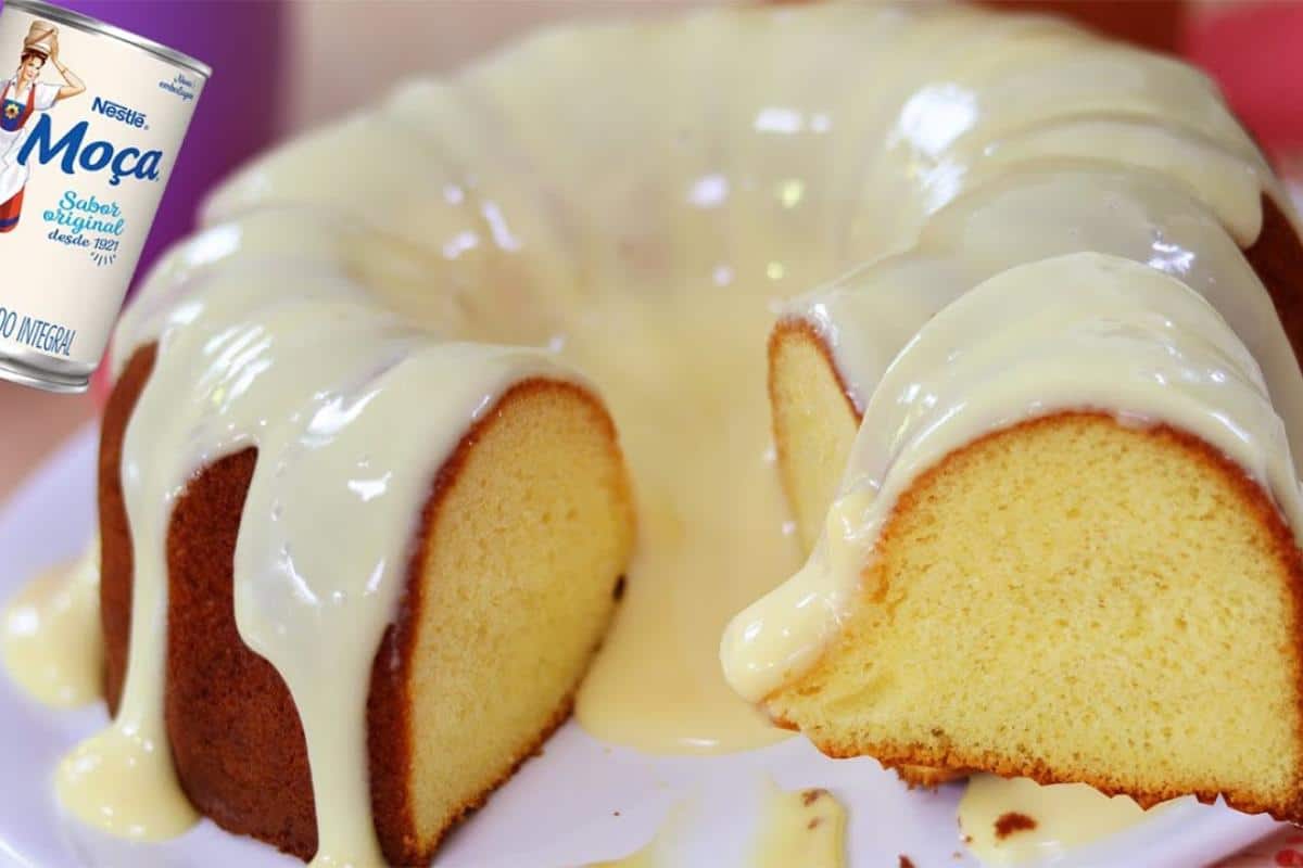 Como fazer bolo de leite condensado para deixar todo mundo querendo mais um pedaço