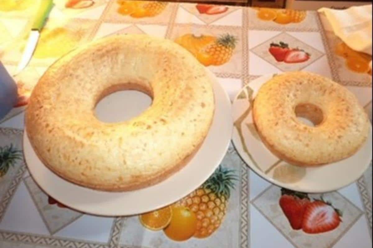 Bolo de polvilho que aprendi quando viajei pra Minas que fica uma delícia