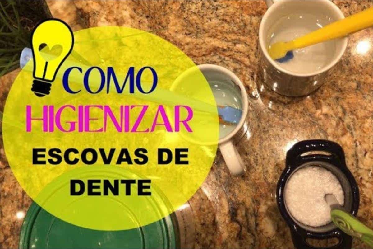 Como higienizar escova de dente do jeito certo e simples