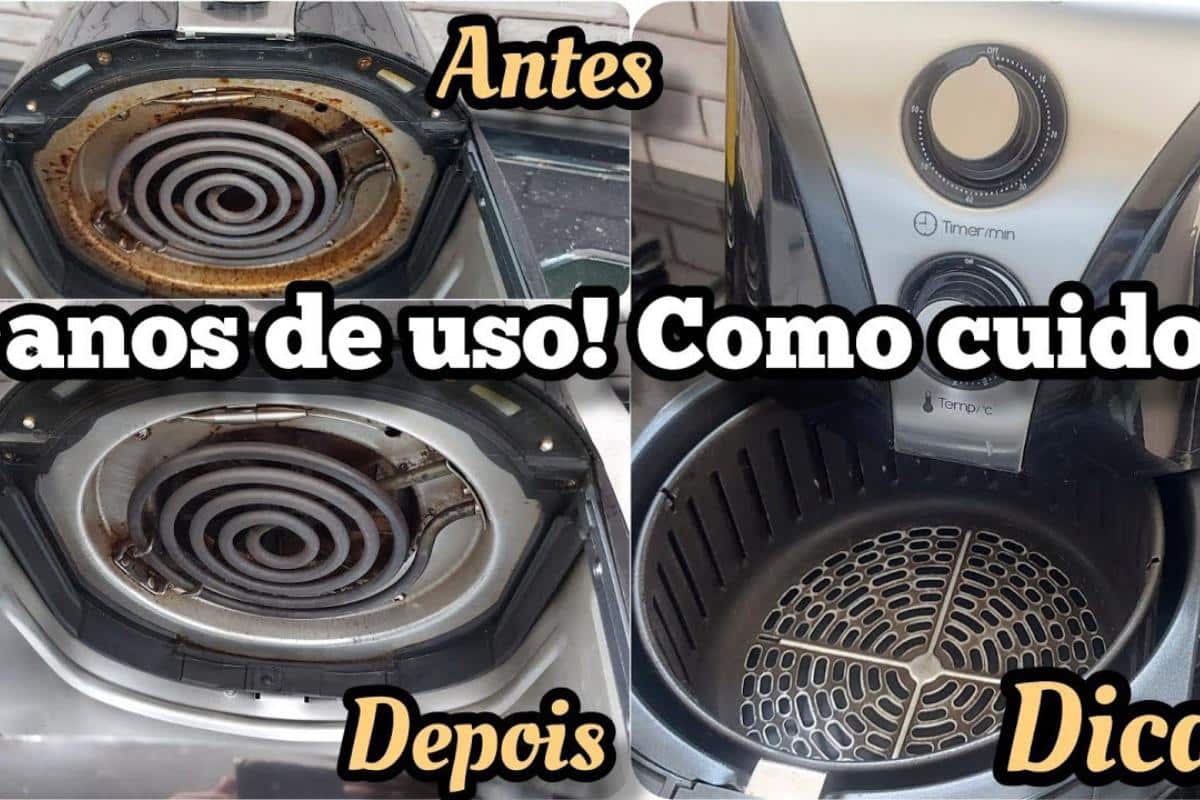 Como limpar air fryer para tirar toda gordura grudada e conservar por mais tempo