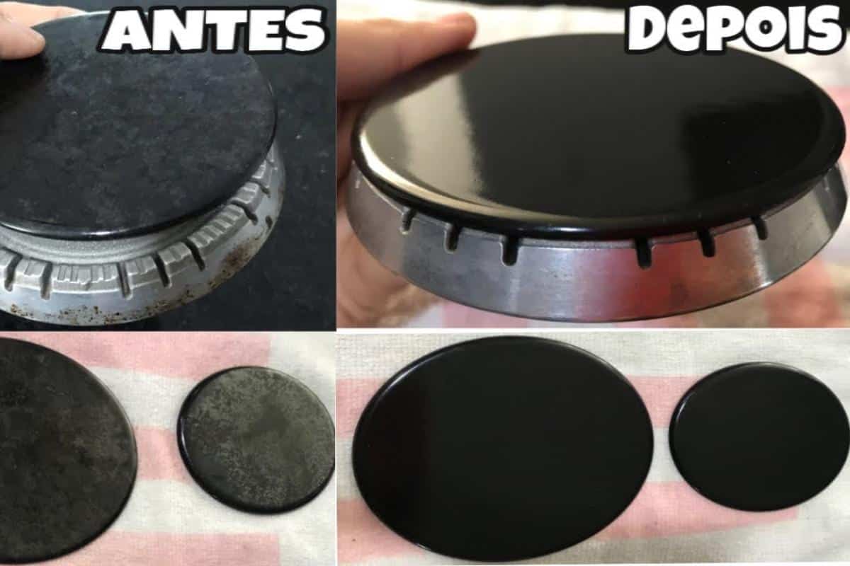 Como limpar as bocas do fogão de um jeito que fica parecendo novas