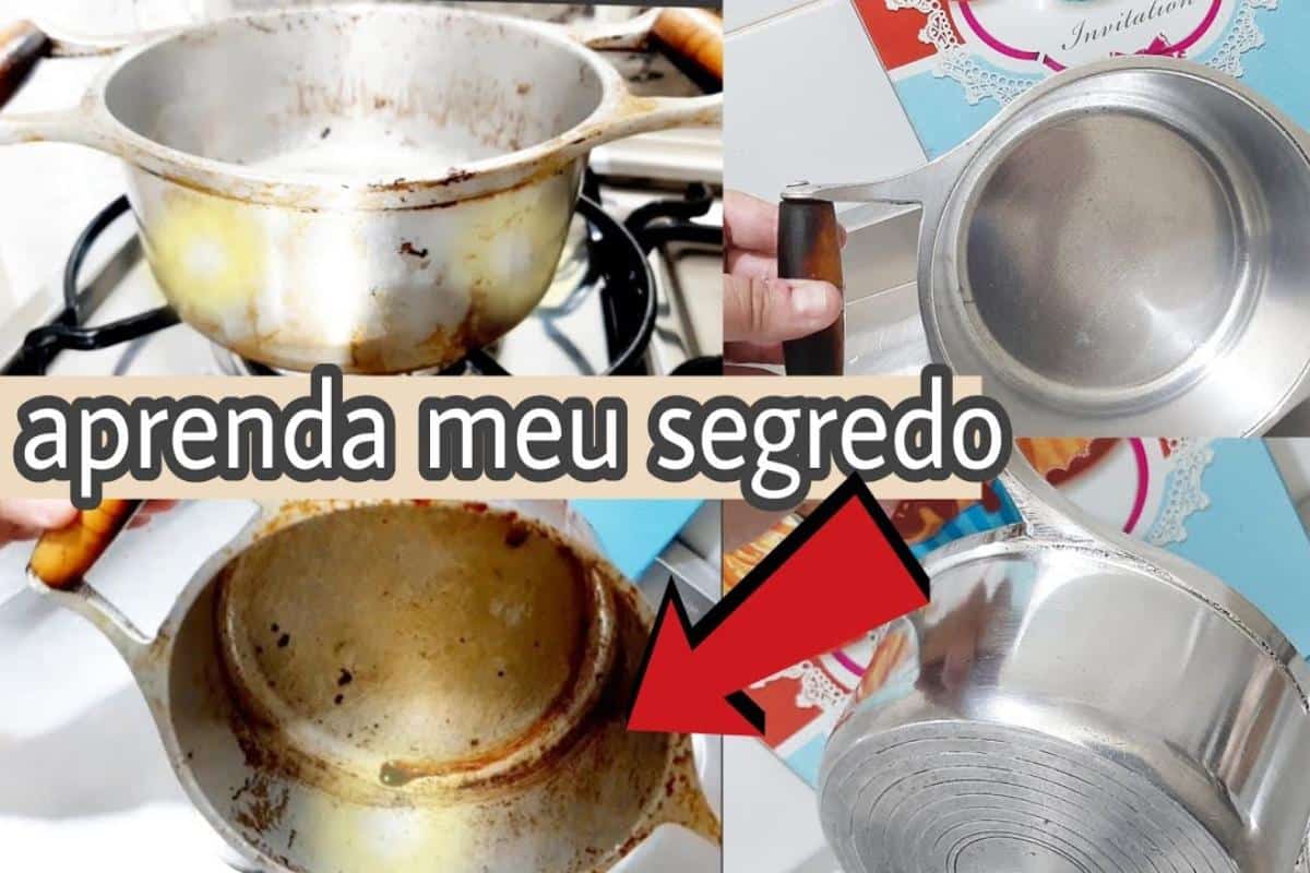 Como limpar panela queimada e deixar brilhando parecendo novinha em folha