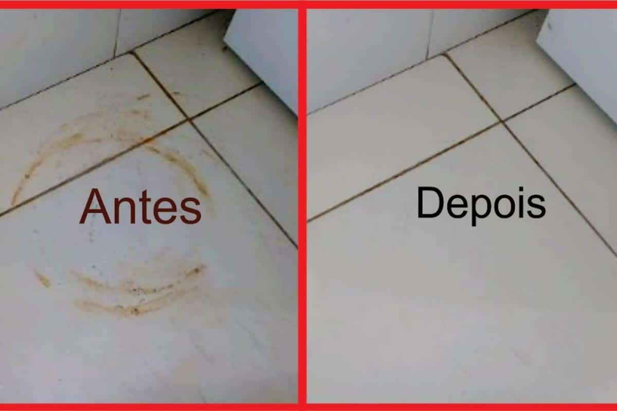 Como tirar mancha de ferrugem do piso bem rapidinho sem esfregar muito