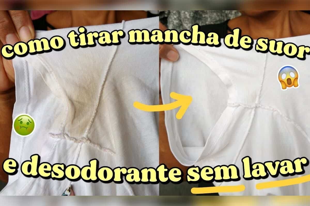 Como tirar manchas de desodorante: não precisa lavar e esfregar o dia todo