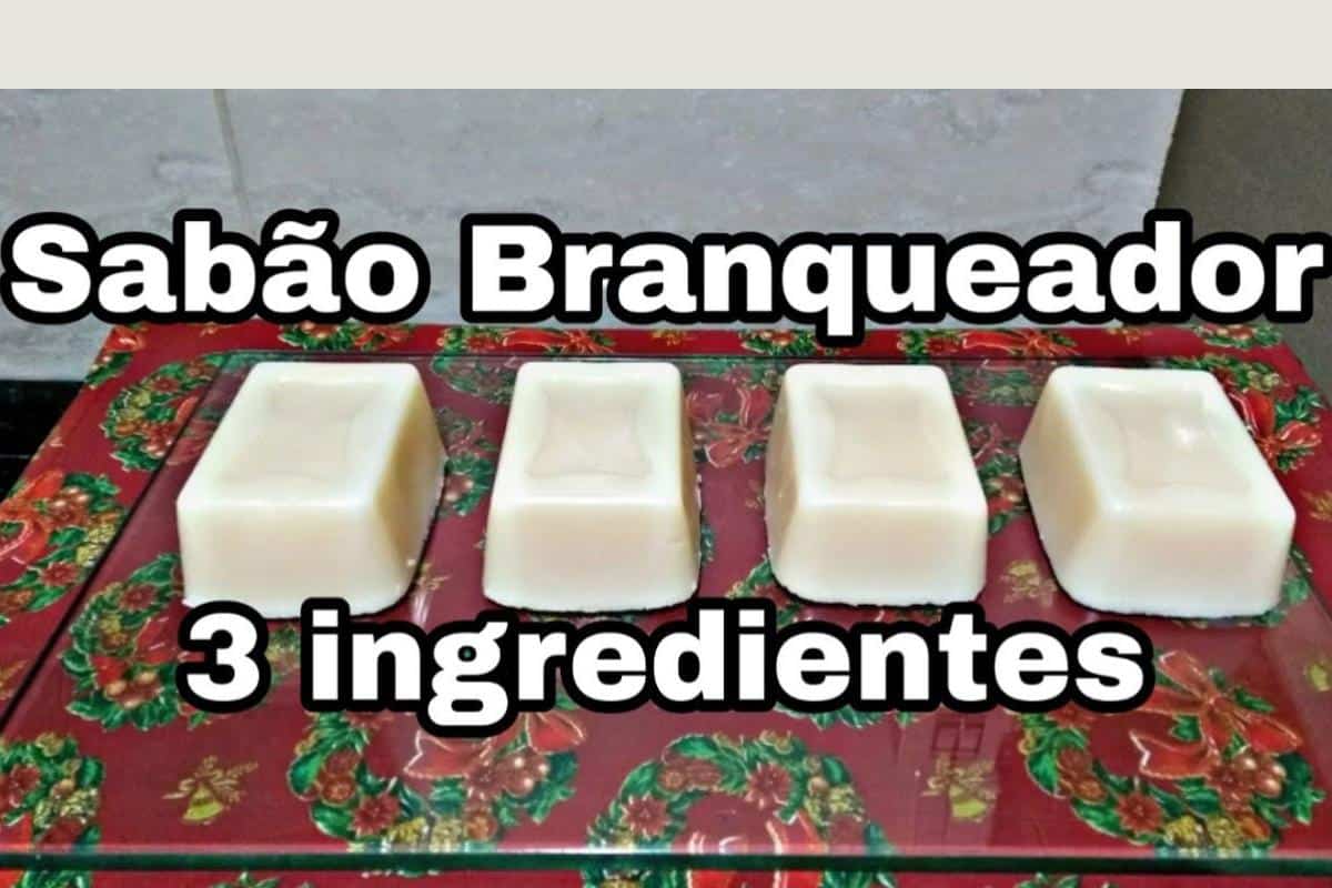 Sabão branqueador de roupas que não precisa colocar soda e rende várias unidades