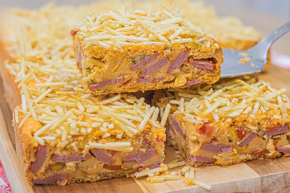 Torta de cachorro quente uma receita deliciosa especial de festa junina
