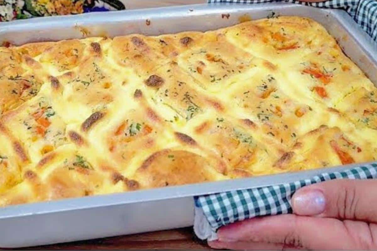 Massa especial para torta salgada fácil de fazer e que fica incrível