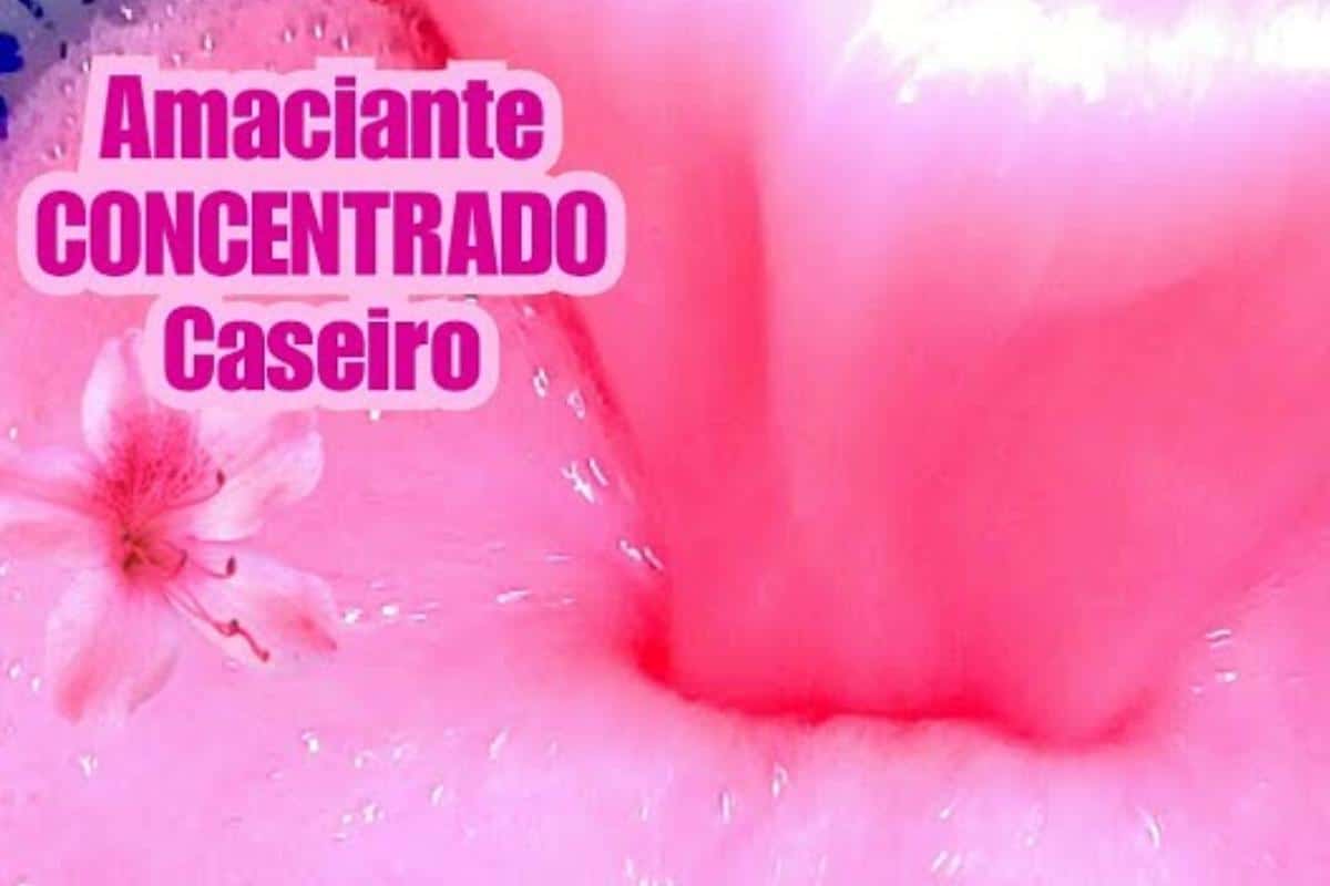 Amaciante caseiro perfumado e concentrado que vai deixar suas roupas super cheirosas