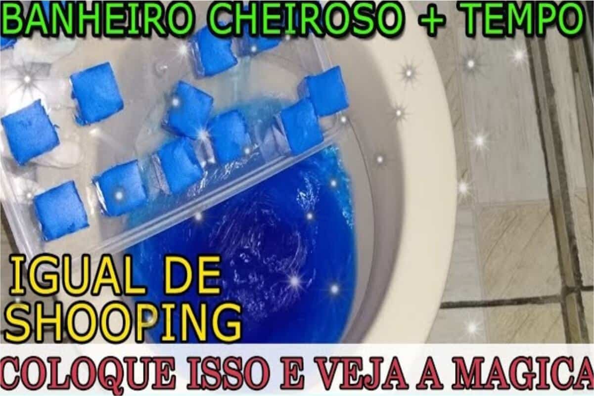 Como fazer bloco sanitário caseiro que deixa o banheiro cheiroso igual do shopping