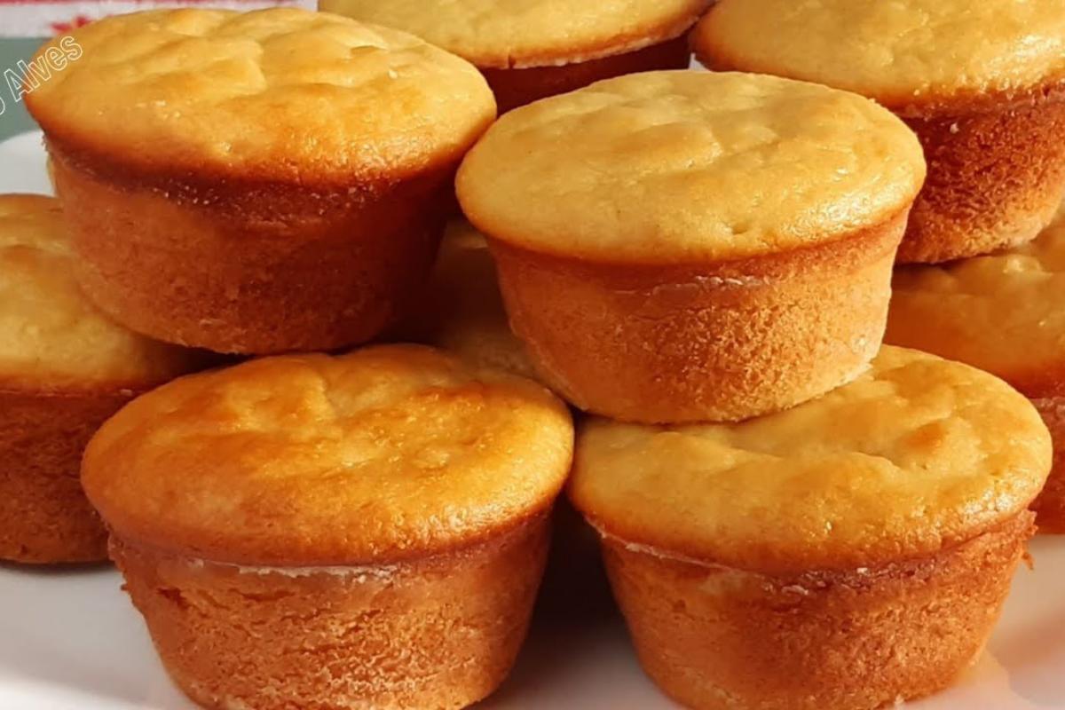 Bolinho de batata doce saudável que não leva trigo nem leite na receita