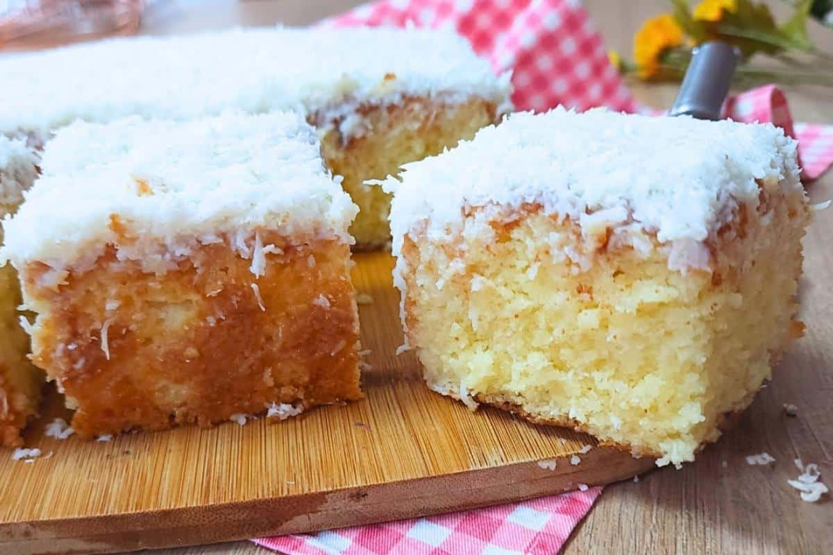 Colchão de noiva é o melhor bolo de coco que você vai comer na sua vida