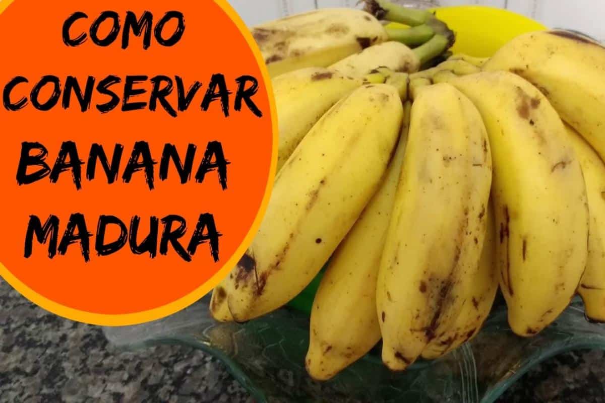 Como conservar banana madura de um jeito que elas duram muito mais tempo