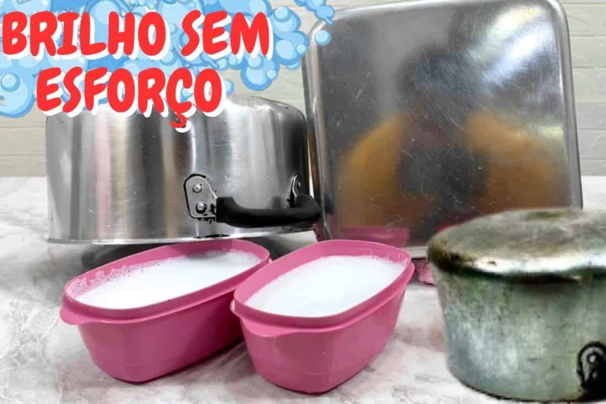 Como fazer pasta de brilho caseira que funciona de verdade para lavar panelas