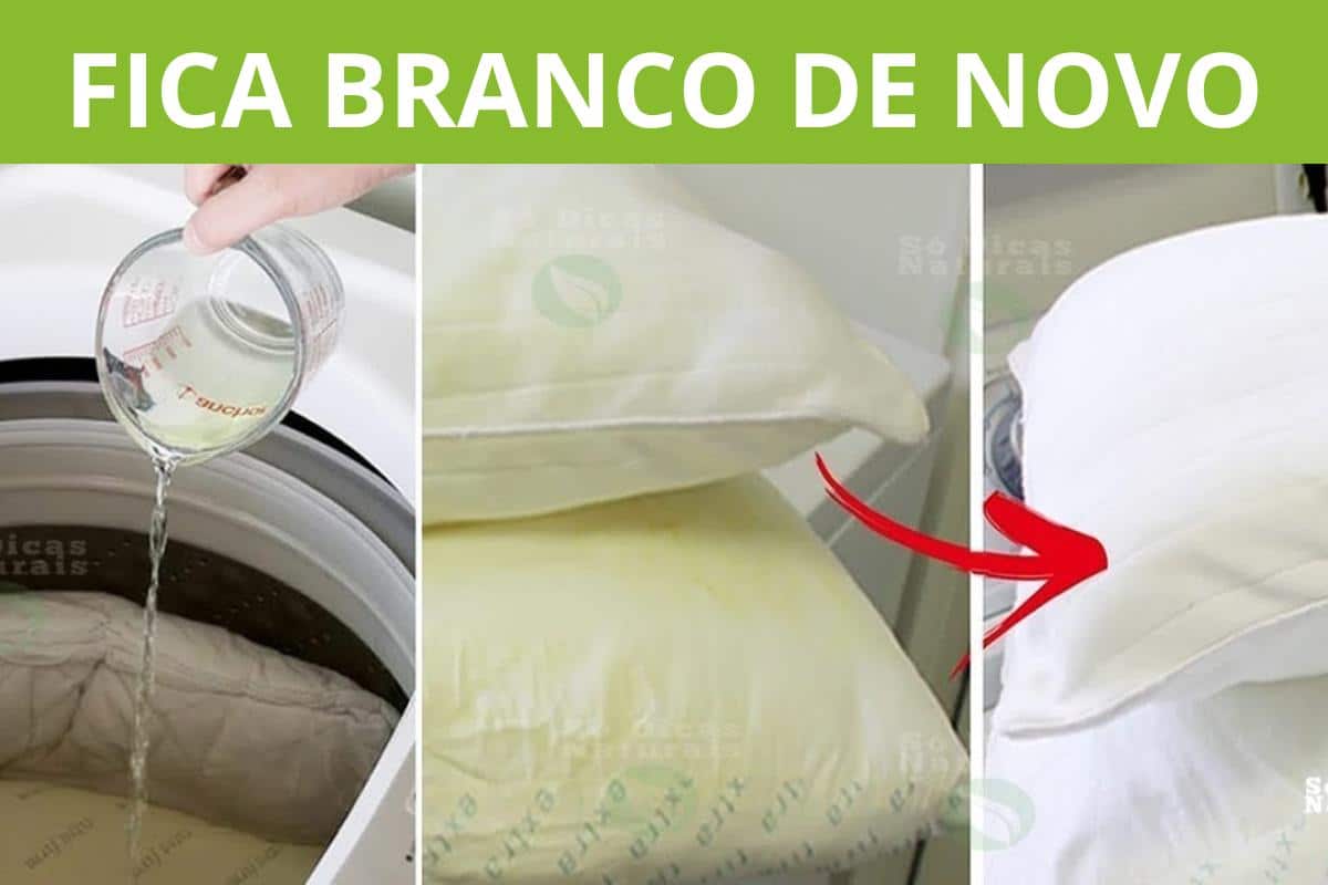 Como lavar travesseiros na máquina de lavar e tirar todas manchas de mofo e encardido