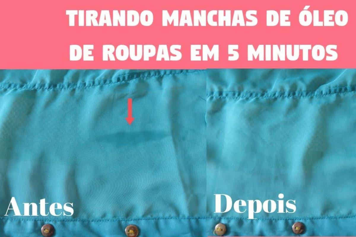 Como tirar mancha de óleo da roupa de um jeito fácil e rápido sem ficar esfregando