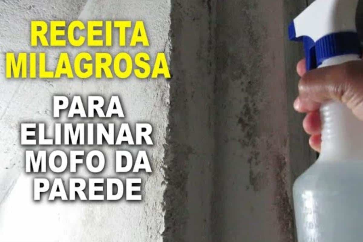 Como tirar mofo da parede com uma misturinha caseira que é super eficiente