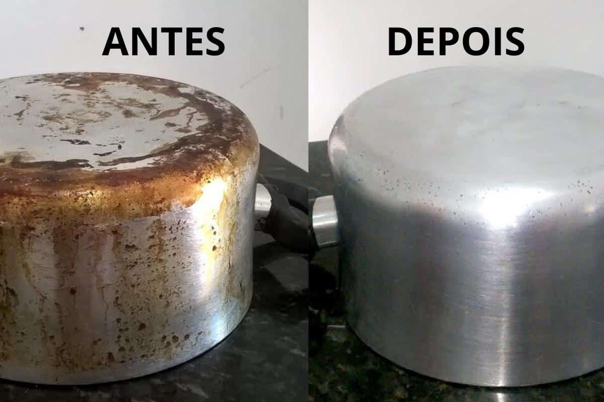 Misturinha caseira perfeita para limpar panela manchada de gordura