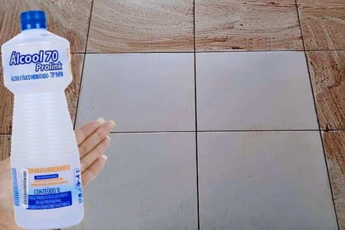 Como fazer uma misturinha com álcool muito boa para limpar piso sujo e encardido
