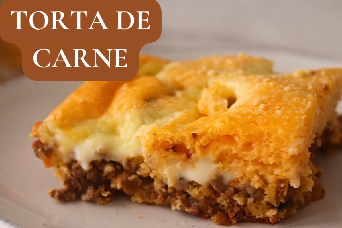 Receita de torta de carne no liquidificador bem fácil de preparar e fica uma delícia