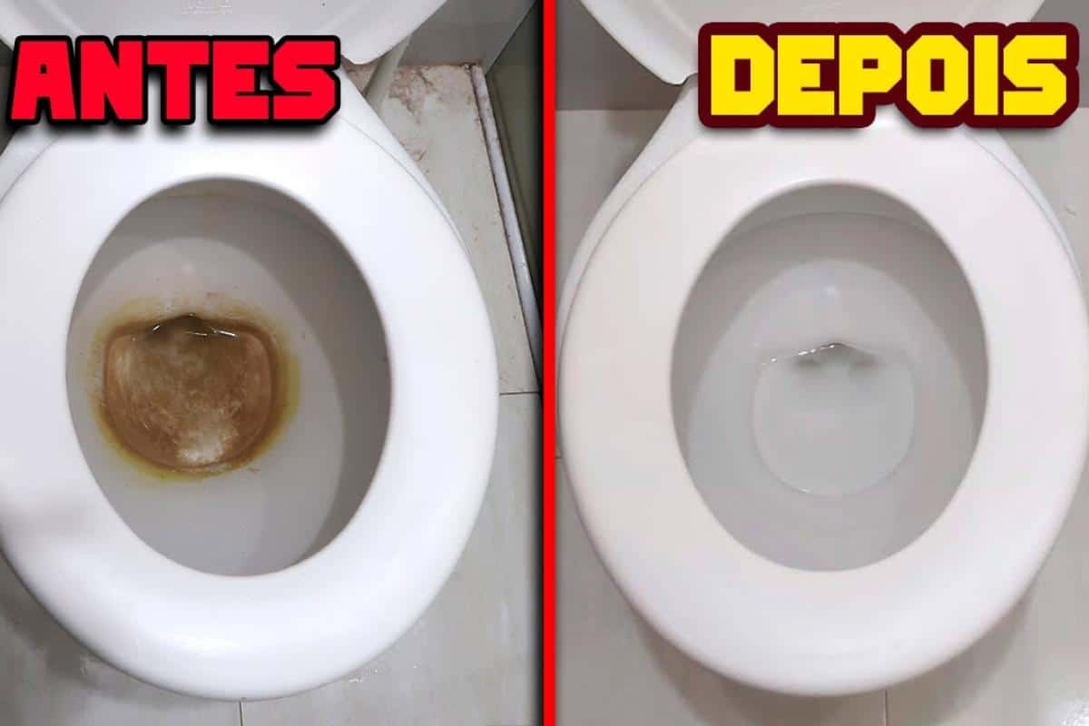 Como limpar vaso sanitário encardido e manchado de um jeito super fácil