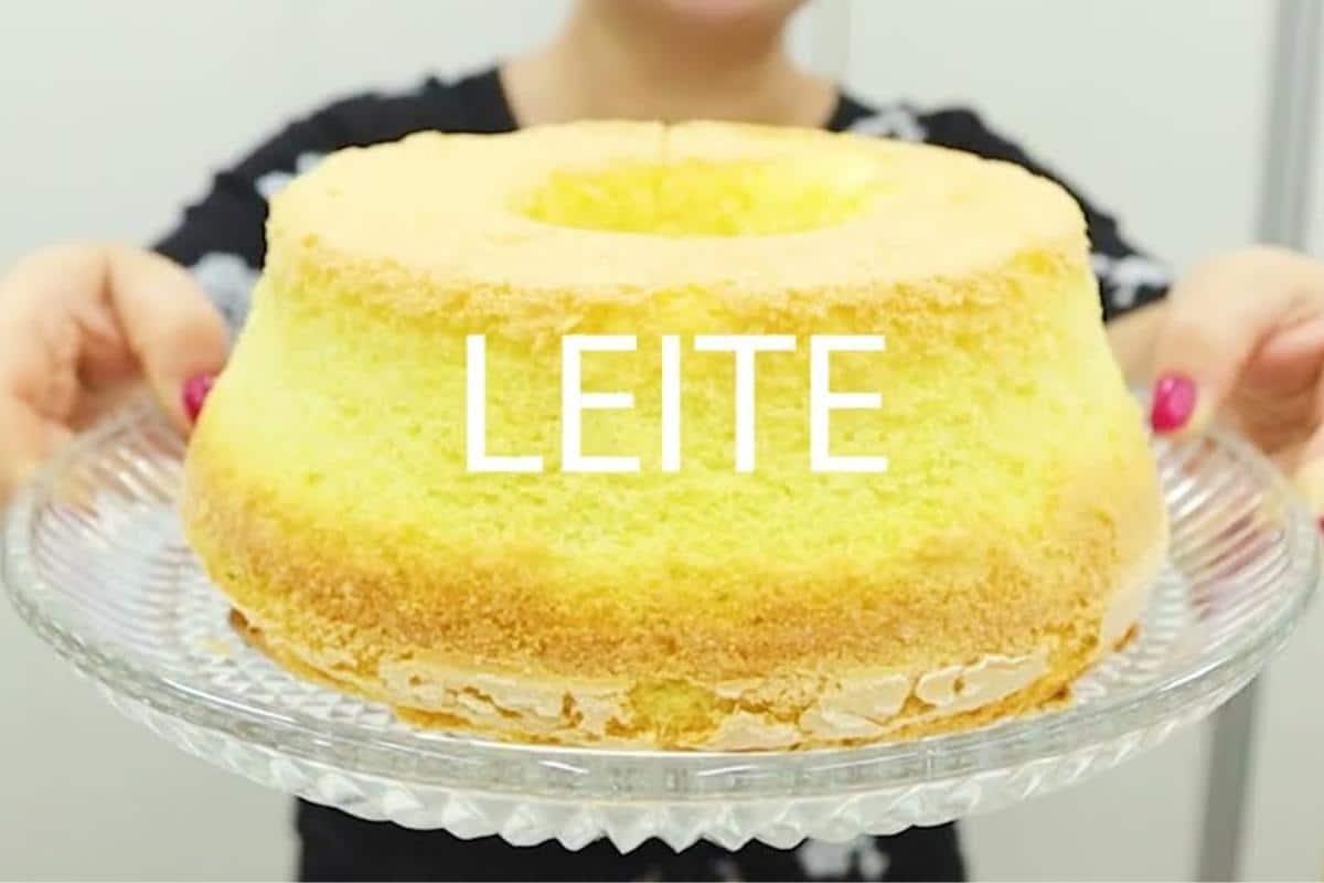 Bolo com 3 ingredientes: não vai farinha nem fermento