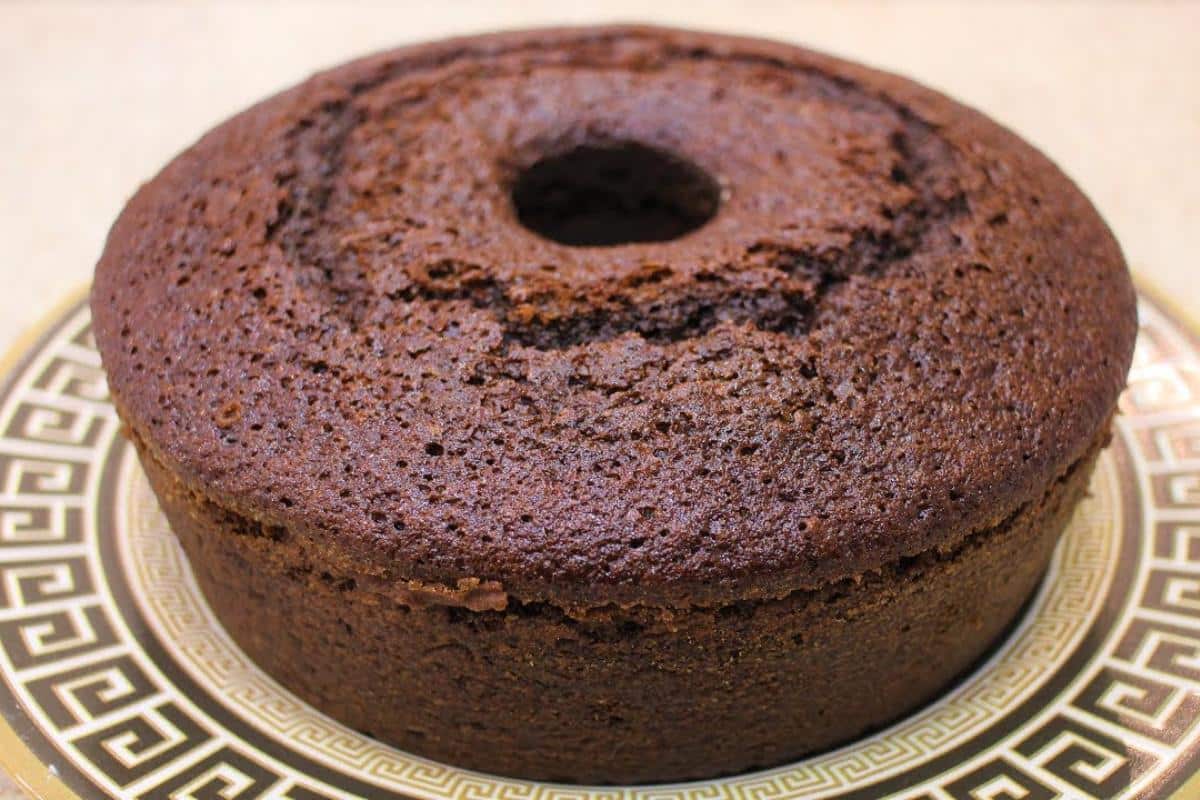 Bolo de café delicioso para saborear com a família no lanche da tarde