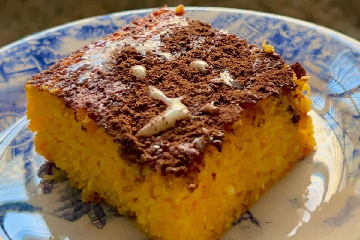 Fiz um bolo grande fofinho e macio sem usar farinha de trigo