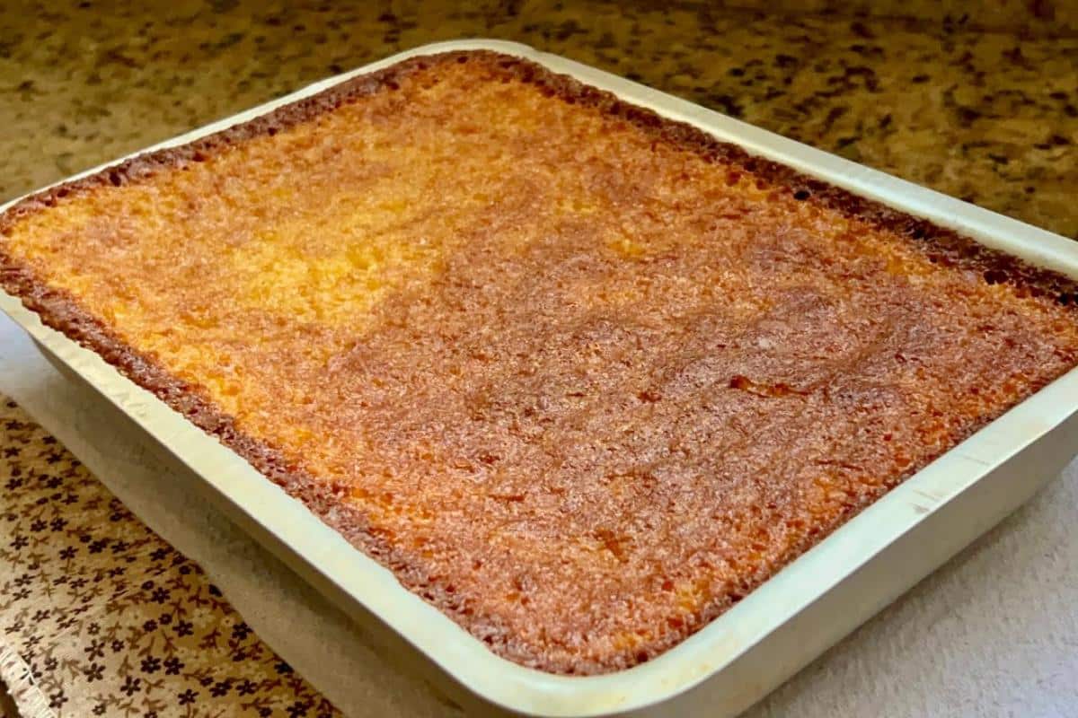 Receita grande de bolo sem farinha de trigo para servir para as visitas do café