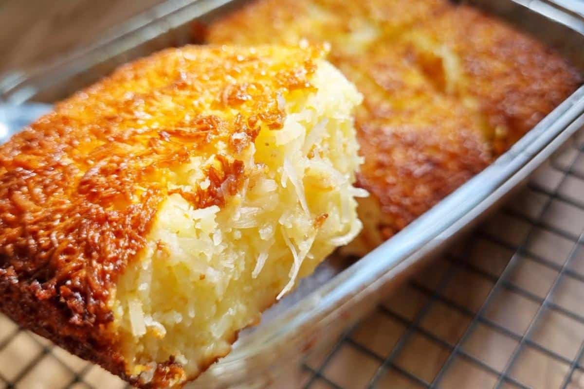 Cocada cremosa de forno não dá para resistir dá água na boca só de sentir o cheiro