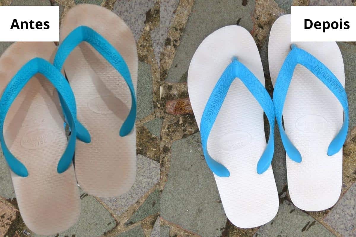 Como desencardir havaianas que vai ficar parecendo novinha em folha