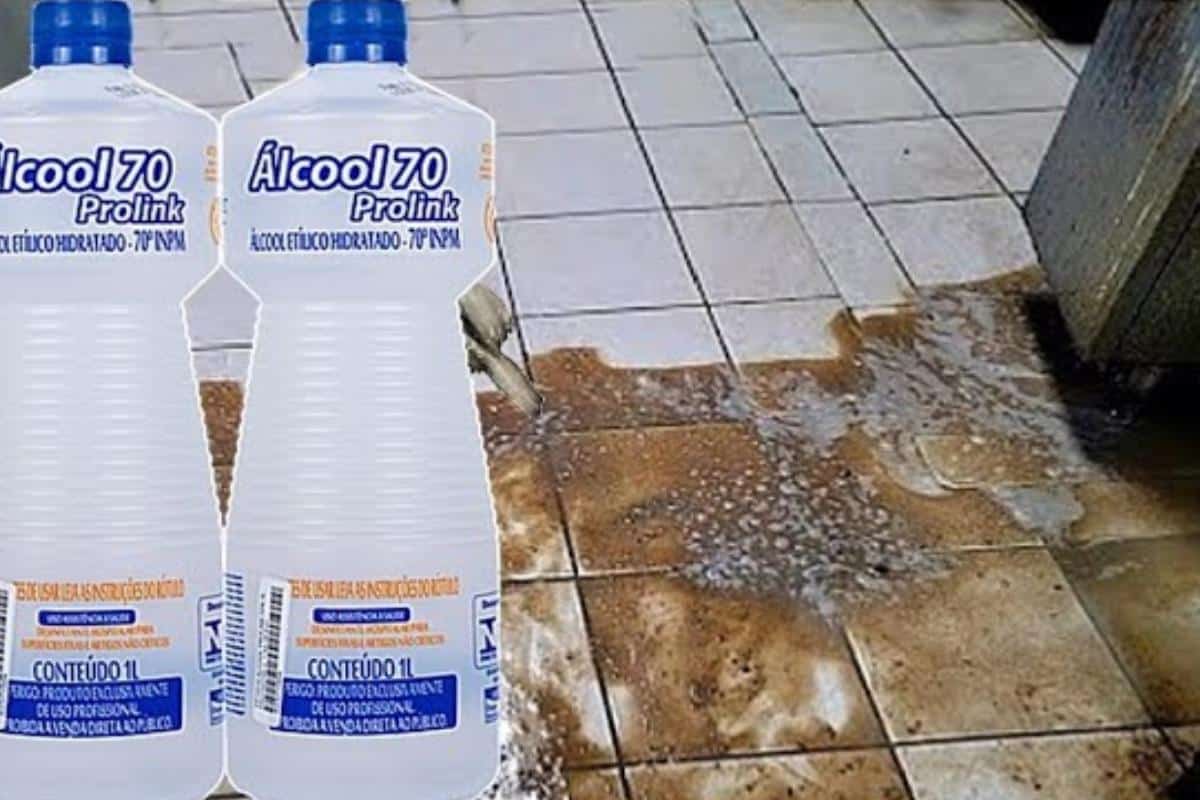 Como limpar piso velho com misturinha muito simples mas bem eficiente