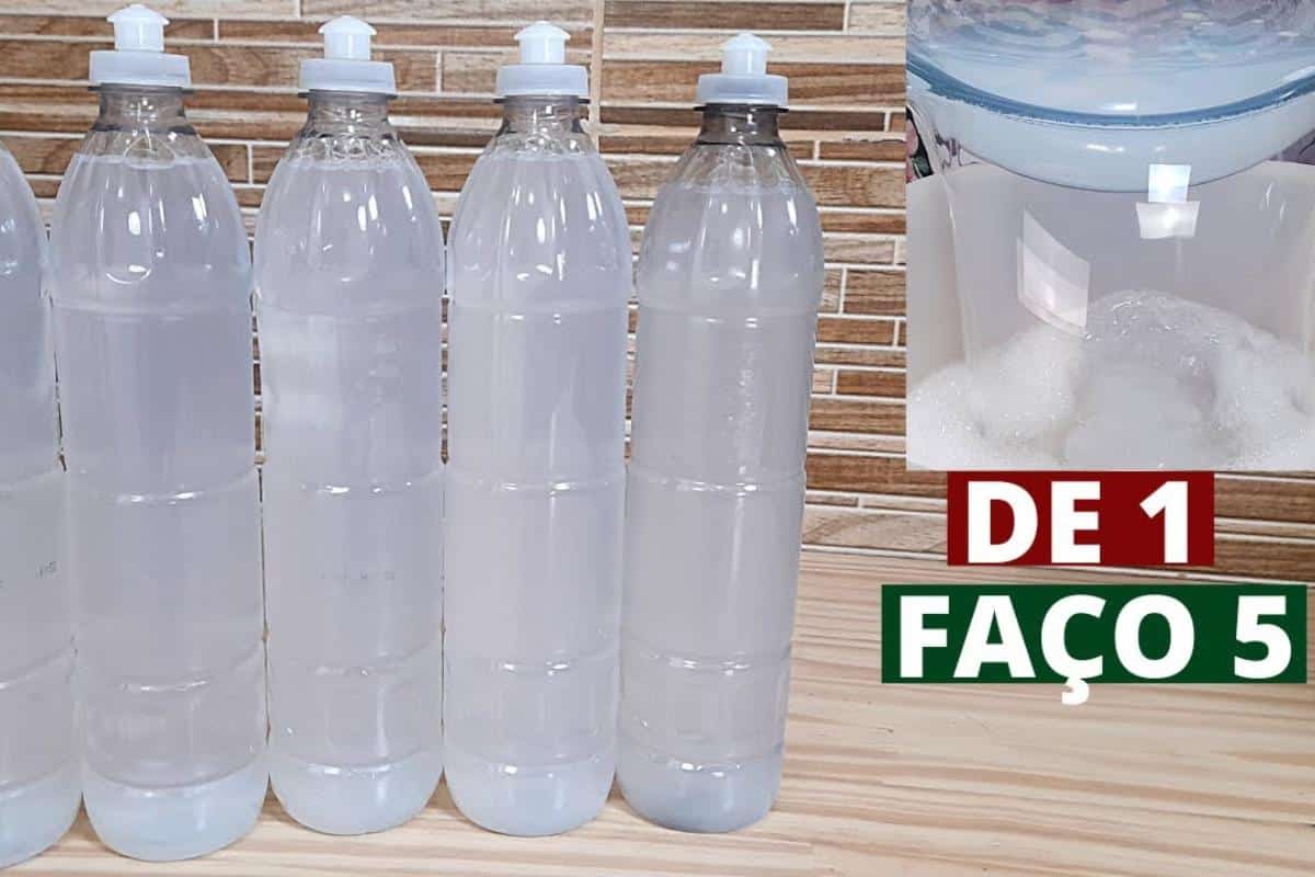 Como multiplicar detergente para economizar dinheiro na compra do mercado