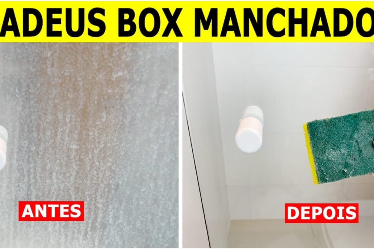 Como tirar manchas do box do banheiro com uma dica bem simples