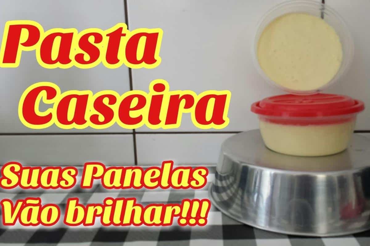 Pasta caseira para lavar panelas que deixa tudo brilhando para o almoço de dia dos pais