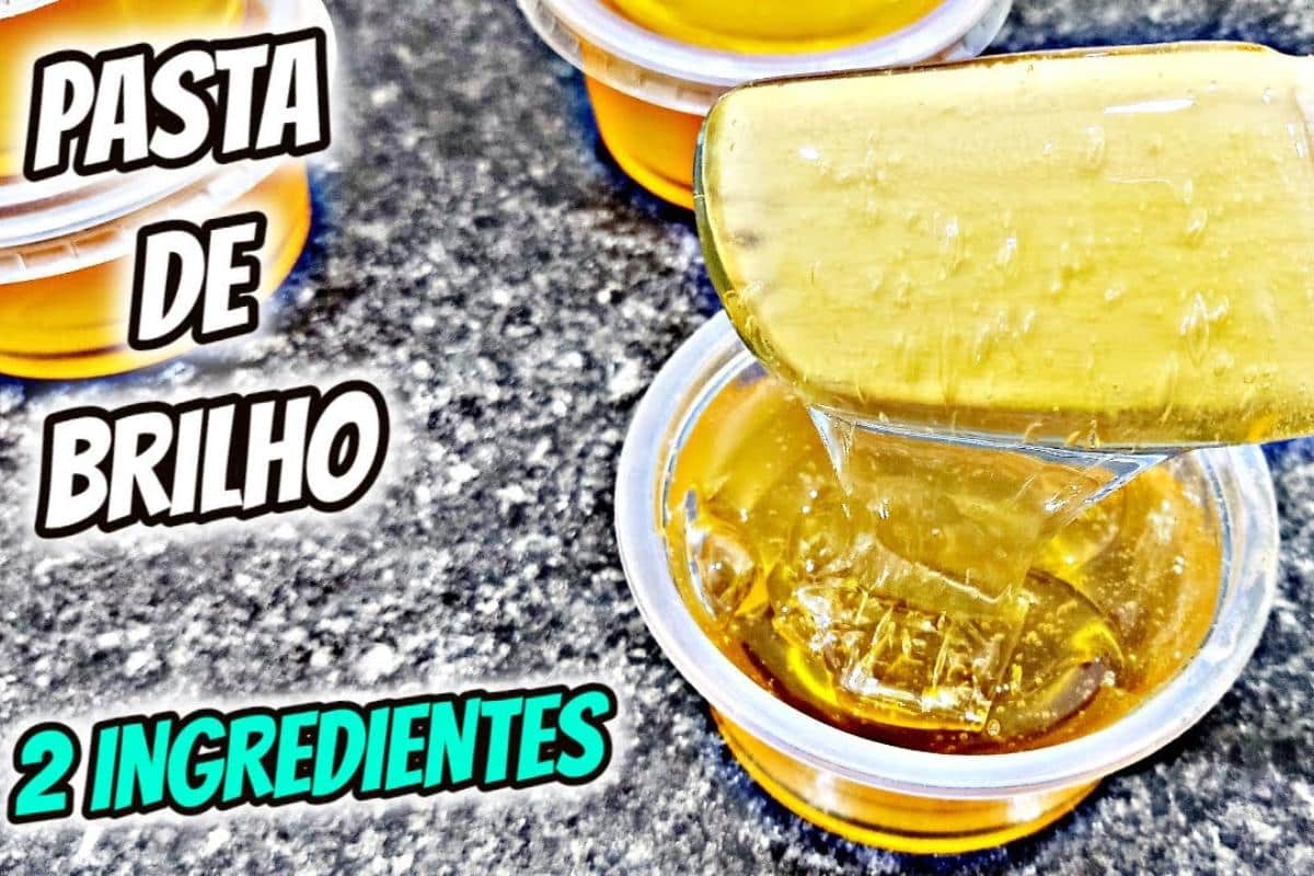 Pasta de brilho caseira: vai só 2 ingredientes e fica ótima