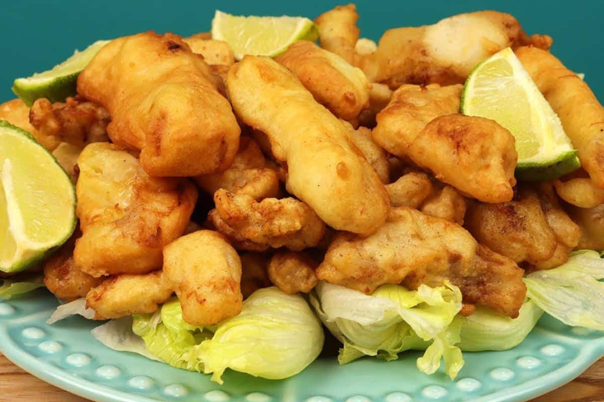 Peixe empanado diferente que é um ótimo acompanhamento para almoço de dia dos pais