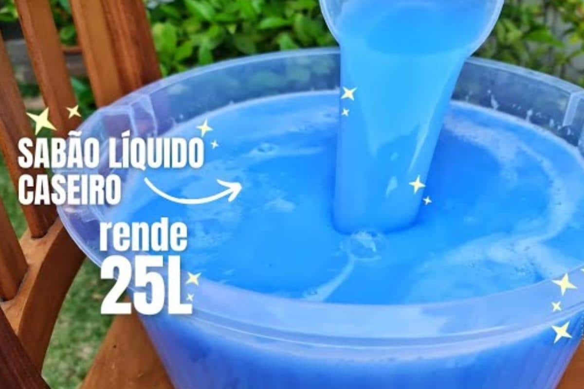 Sabão líquido caseiro rende muito usando poucos ingredientes