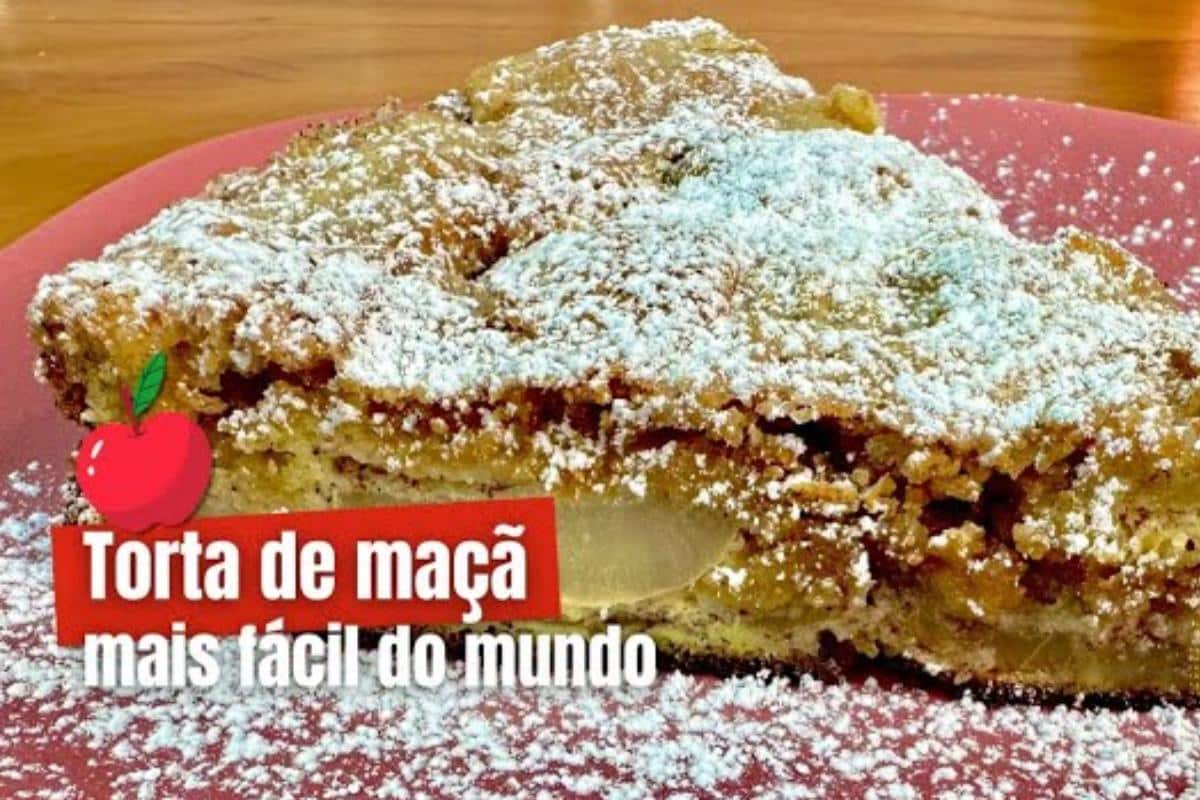 Torta de maçã alemã: aprendi na serra gaúcha e me apaixonei