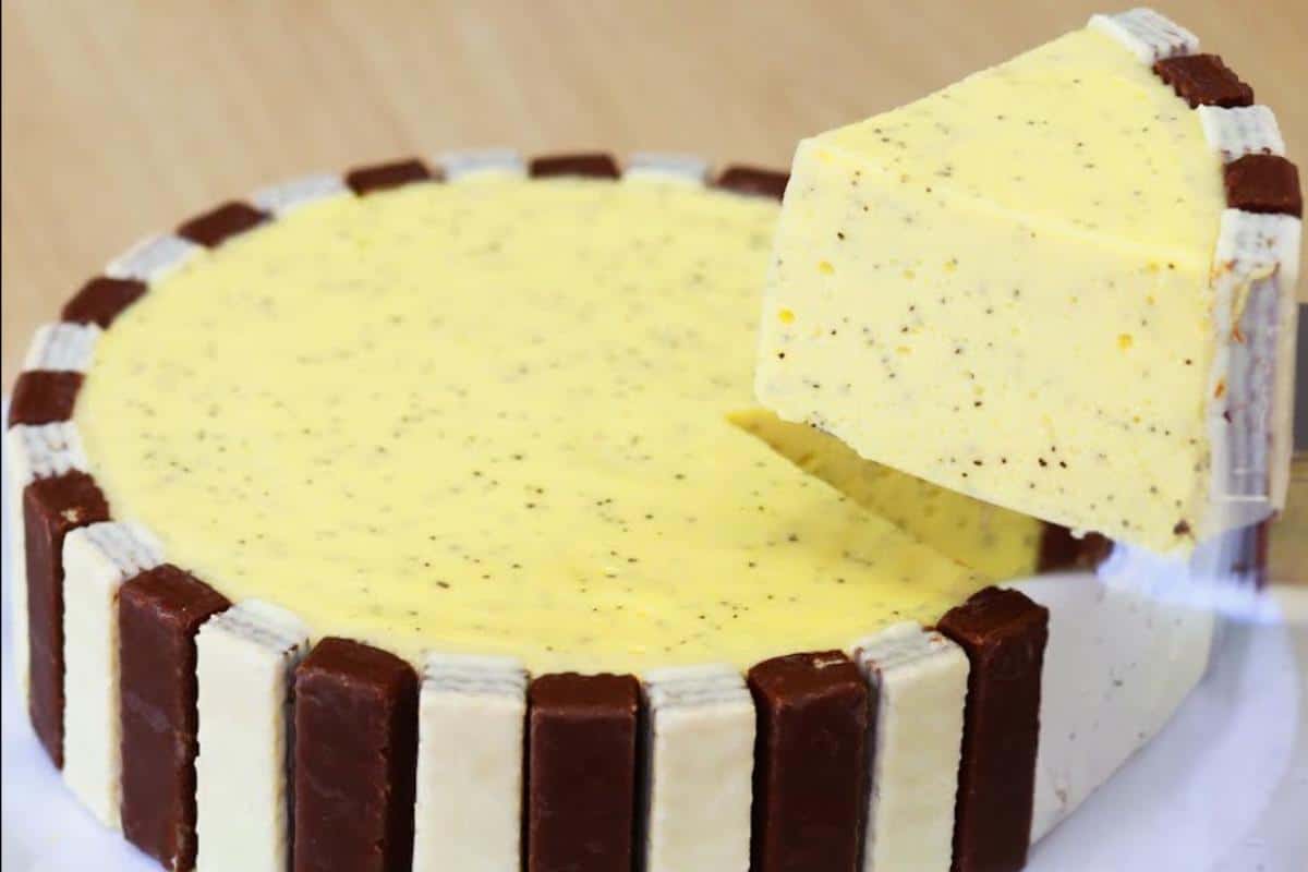 Essa torta de maracujá com bis é só elogios quando está a família toda reunida