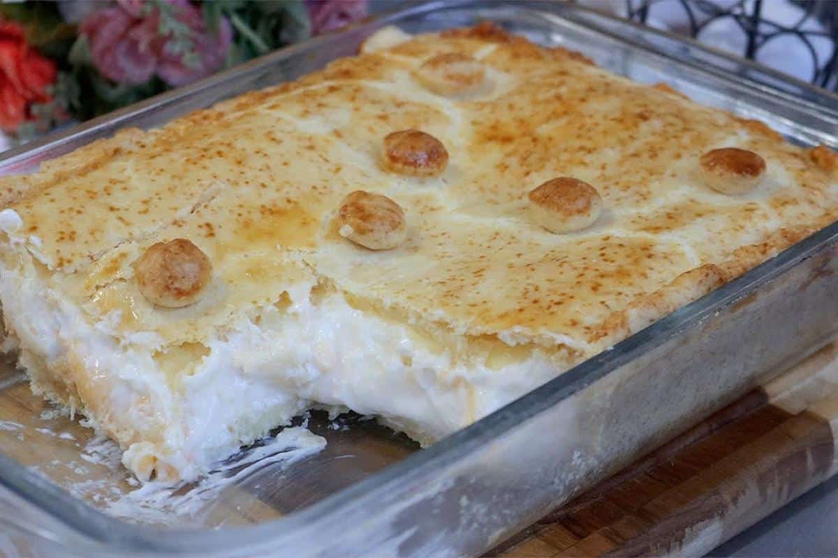 Torta de queijo super cremosa para servir no sábado à noite no lugar da pizza