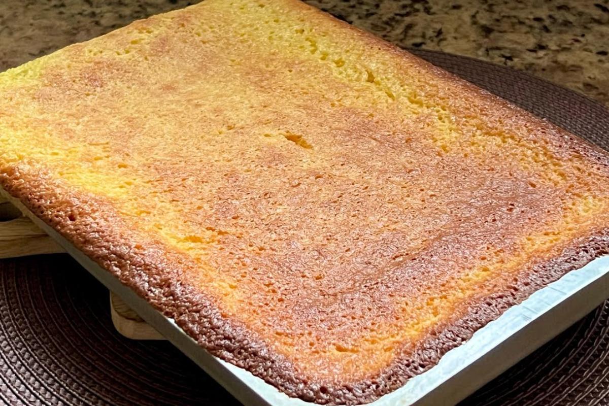 Como fazer bolo sem farinha de trigo grande para o café da manhã