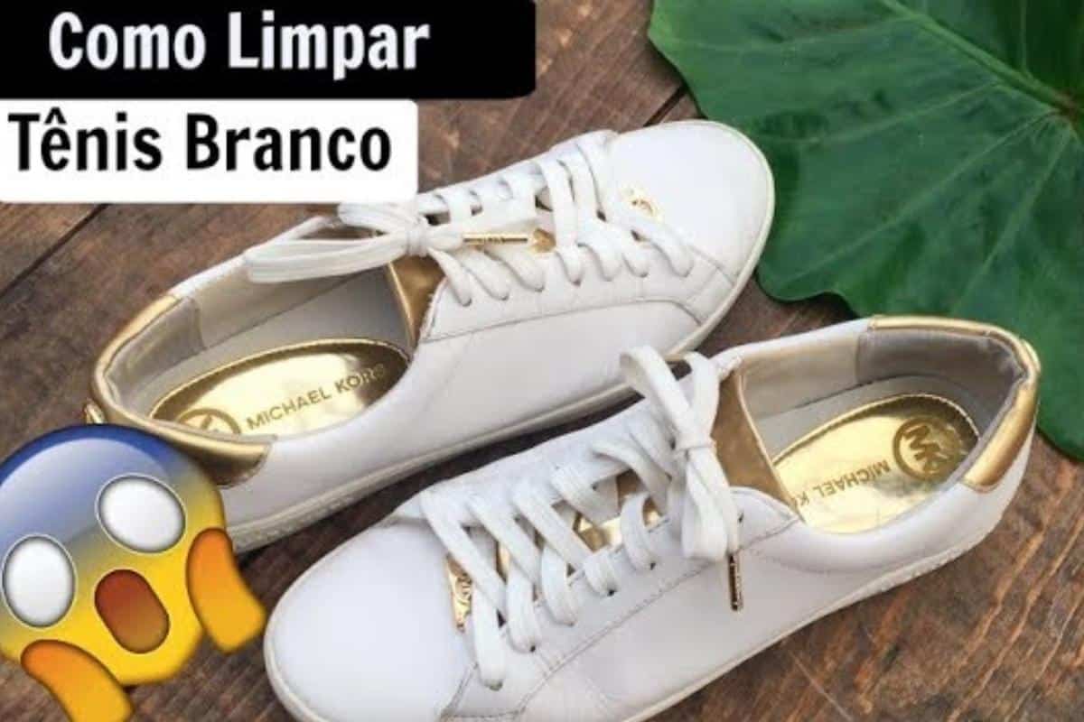Como limpar tênis branco: não precisa ficar esfregando para desencardir