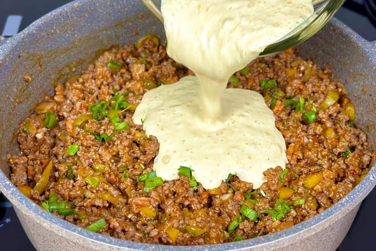 Fricassê de carne moída que você pode fazer super rápido para almoçar no domingo