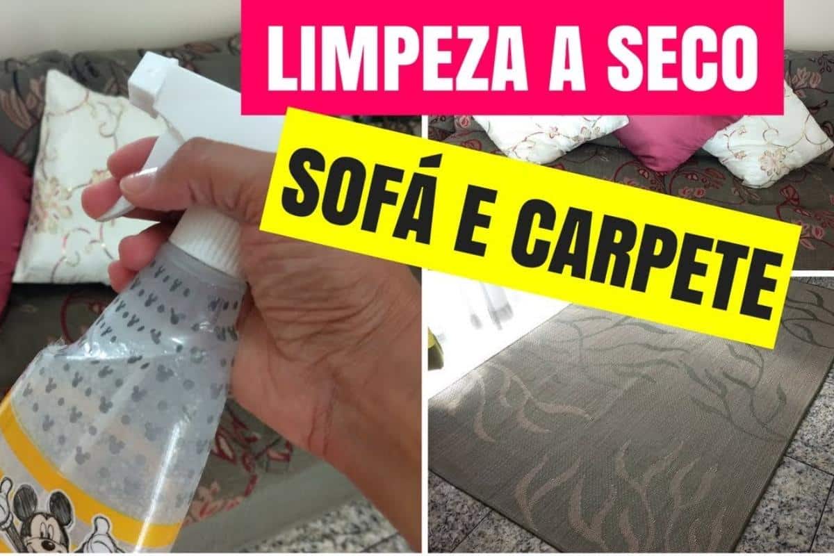Misturinha para limpar sofá: tira todo tipo de manchas rapidinho