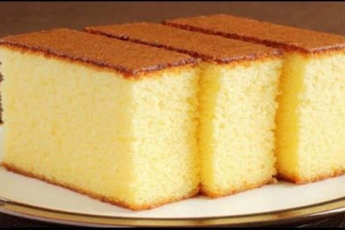 Pão de ló fofinho e macio perfeito para você rechear ou comer com cobertura